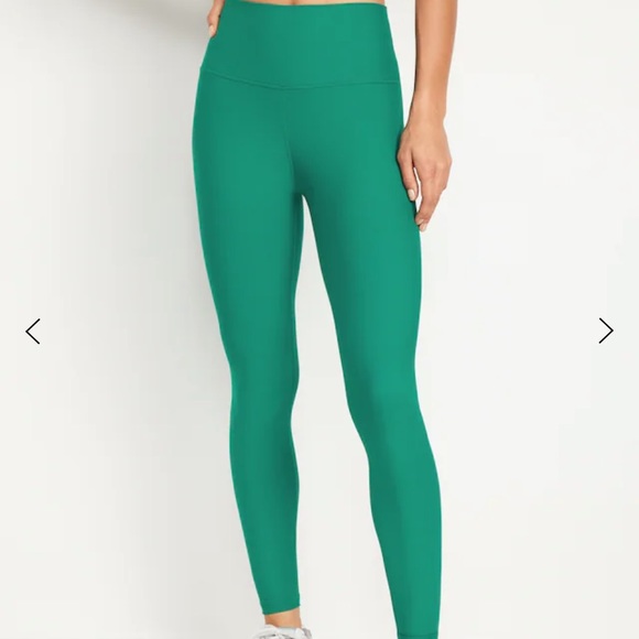 NWT OLD NAVY High-Waisted PowerSoft 7/8 Leggings   Color: Serpentine - Picture 1 of 12